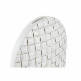 Jarron Moderno DKD Home Decor Blanco 6 x 28 x 18 cm