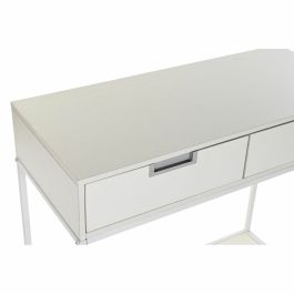 Consola DKD Home Decor Metal MDF Blanco (80 x 35 x 81 cm)