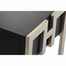 Mesa de Centro DKD Home Decor 150 x 36 x 48 cm Metal Madera Aluminio