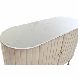 Aparador DKD Home Decor Beige Azul cielo Dorado Mármol (120 x 48 x 85 cm)