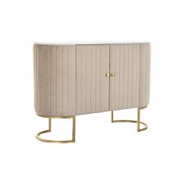 Aparador DKD Home Decor Beige Azul cielo Dorado Mármol (120 x 48 x 85 cm)