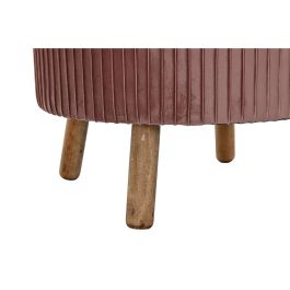 Reposapies Scandi DKD Home Decor Rosa Palo Natural 61 x 38 x 61 cm