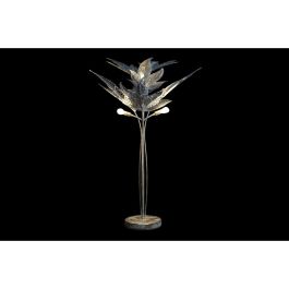 Lámpara de Pie DKD Home Decor Gris Metal Tropical Hoja de planta (51 x 51 x 87 cm)