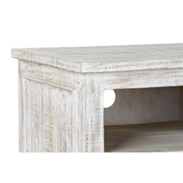 Mueble de TV DKD Home Decor 158 x 50 x 54 cm Blanco Madera de mango