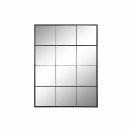 Espejo de pared DKD Home Decor Negro Cristal Hierro Espejo Ventana 90 x 1 x 120 cm 90 x 1,8 x 120 cm Precio: 104.49999956. SKU: B15B5BHW28