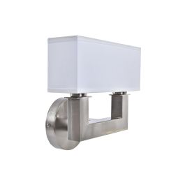 Lámpara de Pared DKD Home Decor Plateado Metal Poliéster Blanco 220 V 40 W (25 x 14 x 24 cm) Precio: 64.248338. SKU: S3031460