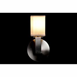 Lámpara de Pared DKD Home Decor Plateado Metal Poliéster Blanco 220 V 40 W (12 x 10 x 22 cm)