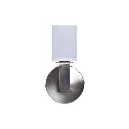 Lámpara de Pared DKD Home Decor Plateado Metal Poliéster Blanco 220 V 40 W (12 x 10 x 22 cm)
