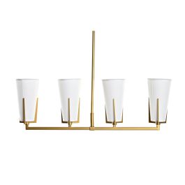 Lampara Techo Moderno DKD Home Decor Dorado Blanco 14 x 22 x 67 cm