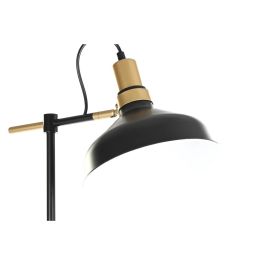 Lámpara de Pie DKD Home Decor Negro Dorado Metal Moderno (48 x 25 x 140 cm)