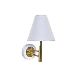 Lámpara de Pared DKD Home Decor 25W Dorado Metal Poliéster Blanco 220 V (19 x 25 x 30 cm) Precio: 62.382155. SKU: S3031472