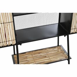 Aparador Balines DKD Home Decor Negro Natural 35 x 130.5 x 65 cm