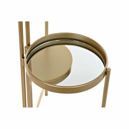 Estantes DKD Home Decor Dorado Metal Espejo 49,5 x 49,5 x 80 cm