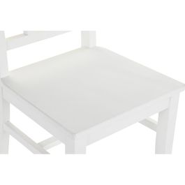 Silla Romantico DKD Home Decor Blanco 43 x 99.5 x 43 cm