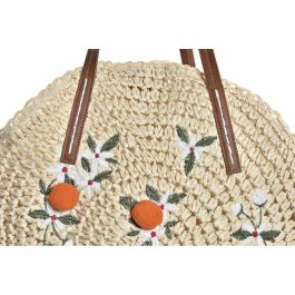 Bolso de Hombro DKD Home Decor 40 x 15 x 40 cm Natural Poliuretano Bolso de Hombro DKD Home Decor 40 x 15 x 40 cm Natural Poliuretano