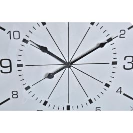 Reloj de Pared DKD Home Decor Cristal Dorado Metal Blanco Brújula (60 x 3 x 60 cm)