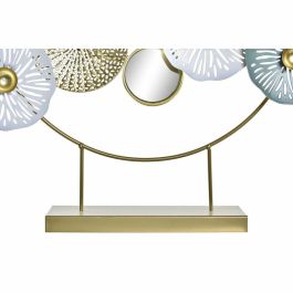 Figura Decorativa DKD Home Decor Espejo Dorado Metal (44 x 8 x 46 cm)