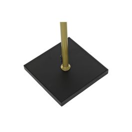 Lámpara de Pie DKD Home Decor Negro Dorado Metal Moderno (36 x 36 x 160 cm)