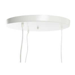 Lámpara de Techo DKD Home Decor Blanco Marrón claro 220 V 50 W (38 x 38 x 75 cm)