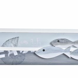Juego de Cajas Decorativas DKD Home Decor Madera Espirales Mediterráneo 42 x 29 x 12 cm