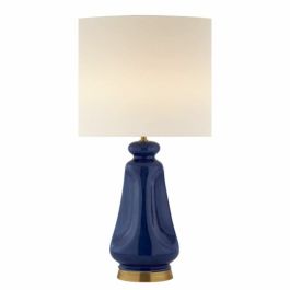 Lámpara de mesa DKD Home Decor Beige Azul marino Porcelana 35 x 35 x 64 cm Precio: 49.447981. SKU: B1CBMEFGBD
