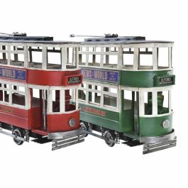 Figura Decorativa DKD Home Decor Rojo Verde Tren Vintage 28 x 9 x 20 cm (2 Unidades) Precio: 45.95000047. SKU: S3034941