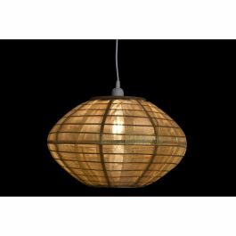 Lámpara de Techo DKD Home Decor Natural Dorado Marrón Bambú 50 W (42 x 42 x 26 cm)