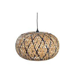 Lámpara de Techo DKD Home Decor Marrón Negro Bambú 50 W 51 x 51 x 30 cm Precio: 60.985452. SKU: S3031564