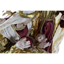 Belén de Navidad DKD Home Decor Dorado Poliéster (48 x 28 x 90 cm)