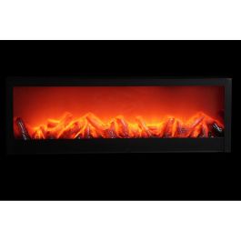 Chimenea Eléctrica Decorativa de Pared DKD Home Decor Negro PP (60 x 10 x 20 cm) Chimenea Eléctrica Decorativa de Pared DKD Home Decor Negro PP (60 x 10 x 20 cm)