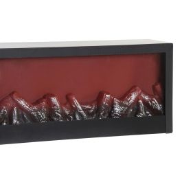 Chimenea Eléctrica Decorativa de Pared DKD Home Decor Negro PP (60 x 10 x 20 cm) Chimenea Eléctrica Decorativa de Pared DKD Home Decor Negro PP (60 x 10 x 20 cm)
