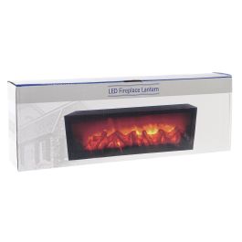 Chimenea Eléctrica Decorativa de Pared DKD Home Decor Negro PP (60 x 10 x 20 cm) Chimenea Eléctrica Decorativa de Pared DKD Home Decor Negro PP (60 x 10 x 20 cm)
