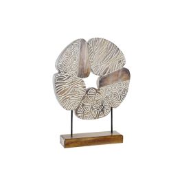 Figura Decorativa DKD Home Decor Blanco Marrón Abstracto 40 x 10 x 51 cm