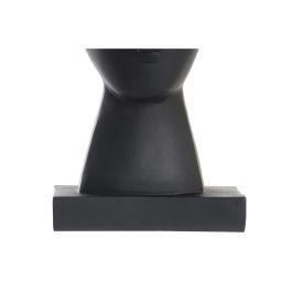 Figura Decorativa DKD Home Decor Cara Negro Dorado 14,5 x 10,5 x 27,5 cm (2 Unidades)