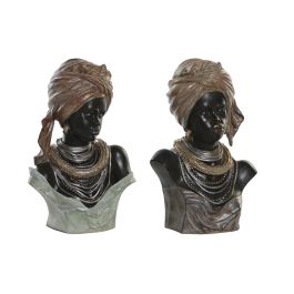 Figura Decorativa DKD Home Decor 26 x 17 x 40 cm Negro Beige Colonial Africana (2 Unidades) Precio: 92.50000001. SKU: S3030226