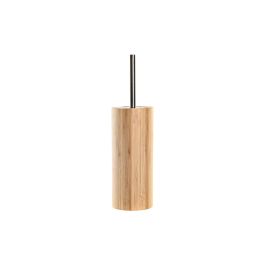 Escobilla para el Baño DKD Home Decor Plateado Natural Metal Bambú 10 x 10 x 36,8 cm Precio: 13.89000019. SKU: S3036721