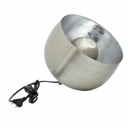 Lámpara de mesa DKD Home Decor 28 x 28 x 24 cm Plateado Dorado Aluminio 220 V 50 W (2 Unidades)