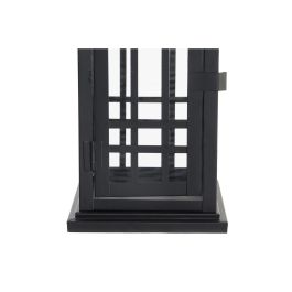 Farola Loft DKD Home Decor Negro 24 x 60 x 24 cm Set de 3