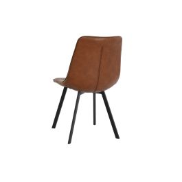 Silla Vintage DKD Home Decor Camel 52 x 85 x 48 cm (4 Unidades)