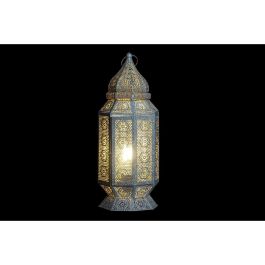 Lámpara de mesa DKD Home Decor Dorado Metal Blanco 220 V 50 W 17 x 17 x 46 cm
