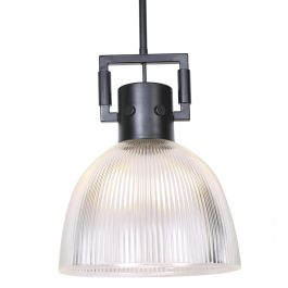 Lámpara de Techo DKD Home Decor Negro Plateado Metal Cristal 25,4 x 25,4 x 35,5 cm (2 Unidades)