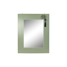 Espejo de pared DKD Home Decor Abeto Natural Rojo Metal Verde Oriental Madera MDF (70 x 2 x 90 cm) Precio: 131.95000027. SKU: S3040378