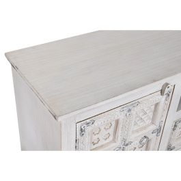 Mueble de TV DKD Home Decor Blanco Madera Madera de mango 151 x 40 x 60 cm