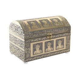 Joyero Arabe DKD Home Decor Champan Beige 15.5 x 18 x 25 cm