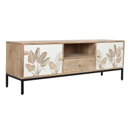 Mueble de TV DKD Home Decor Metal Madera de mango (140 x 40 x 50 cm)