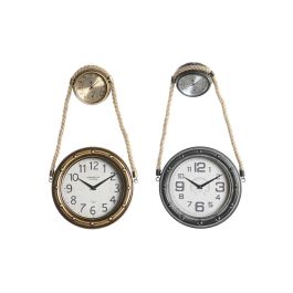 Reloj de Pared DKD Home Decor 28,5 x 8 x 50 cm Cristal Hierro Vintage (2 Unidades) Precio: 58.356364. SKU: S3041482