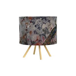 Pantalla de Lámpara DKD Home Decor Algodón Pavo real (36 x 36 x 25 cm) Precio: 28.9500002. SKU: S3040091