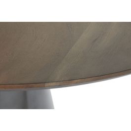Mesa de Comedor DKD Home Decor Acero Aluminio Madera de mango (120 x 120 x 76 cm)