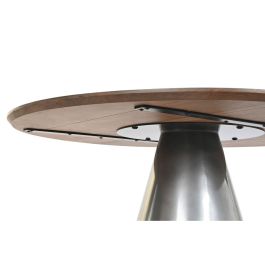 Mesa de Comedor DKD Home Decor Acero Aluminio Madera de mango (120 x 120 x 76 cm)
