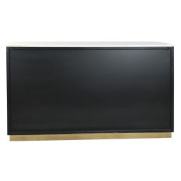 Aparador DKD Home Decor Negro Metal Mármol (140 x 40 x 82 cm)